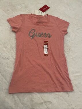 Guess vintage y2k sparkly baby tee
